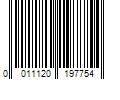 Barcode Image for UPC code 0011120197754