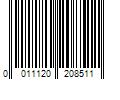 Barcode Image for UPC code 0011120208511