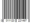 Barcode Image for UPC code 0011120221497