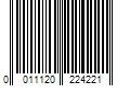 Barcode Image for UPC code 0011120224221