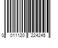 Barcode Image for UPC code 0011120224245