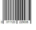 Barcode Image for UPC code 0011120229035