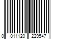 Barcode Image for UPC code 0011120229547