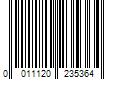 Barcode Image for UPC code 0011120235364