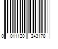 Barcode Image for UPC code 0011120243178