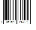 Barcode Image for UPC code 0011120244076