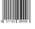 Barcode Image for UPC code 0011120250008