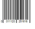 Barcode Image for UPC code 0011120251616