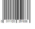 Barcode Image for UPC code 0011120251838