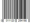 Barcode Image for UPC code 0011120254198