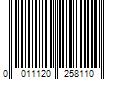 Barcode Image for UPC code 0011120258110