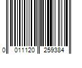 Barcode Image for UPC code 0011120259384