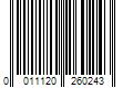 Barcode Image for UPC code 0011120260243