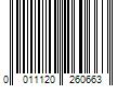 Barcode Image for UPC code 0011120260663