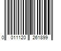 Barcode Image for UPC code 0011120261899