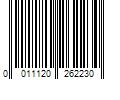 Barcode Image for UPC code 0011120262230