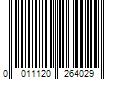 Barcode Image for UPC code 0011120264029. Product Name: Bissell CrossWave All-in-One Multi-Surface Wet Dry Vacuum