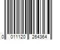 Barcode Image for UPC code 0011120264364