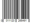 Barcode Image for UPC code 0011120265491