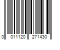 Barcode Image for UPC code 0011120271430