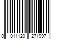 Barcode Image for UPC code 0011120271997