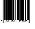 Barcode Image for UPC code 0011120272635