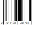 Barcode Image for UPC code 0011120281781