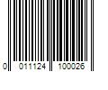 Barcode Image for UPC code 0011124100026