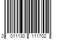 Barcode Image for UPC code 0011130111702