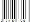 Barcode Image for UPC code 0011130172451