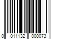 Barcode Image for UPC code 0011132000073