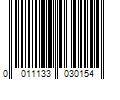 Barcode Image for UPC code 0011133030154