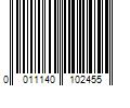 Barcode Image for UPC code 0011140102455