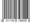 Barcode Image for UPC code 0011140798009