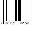 Barcode Image for UPC code 0011141106728