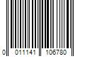 Barcode Image for UPC code 0011141106780