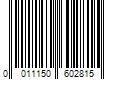 Barcode Image for UPC code 0011150602815