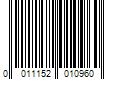 Barcode Image for UPC code 0011152010960