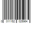 Barcode Image for UPC code 0011152025964