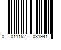 Barcode Image for UPC code 0011152031941