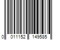 Barcode Image for UPC code 0011152149585