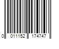 Barcode Image for UPC code 0011152174747