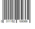 Barcode Image for UPC code 0011152189369