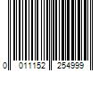 Barcode Image for UPC code 0011152254999