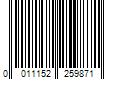 Barcode Image for UPC code 0011152259871