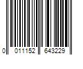 Barcode Image for UPC code 0011152643229