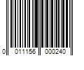 Barcode Image for UPC code 0011156000240