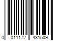 Barcode Image for UPC code 0011172431509