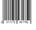 Barcode Image for UPC code 0011172431752