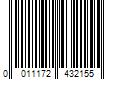 Barcode Image for UPC code 0011172432155